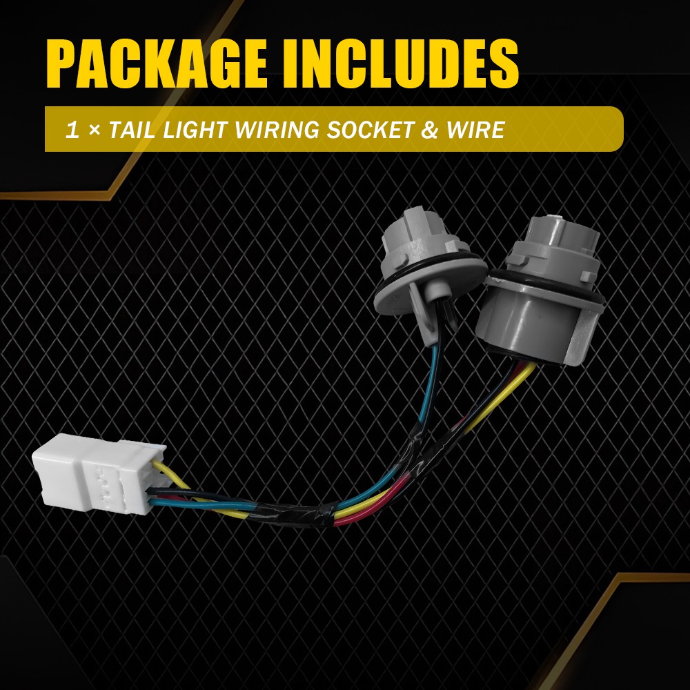 Tail Light Socket Wiring Fits Forte Kia 2017-2018 ABS Copper Construction