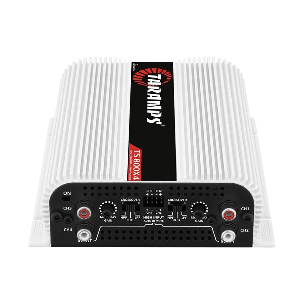 Taramps TS 800x4 1 Ohms 4 Channels High Level Input 800W Full Range Amplifier