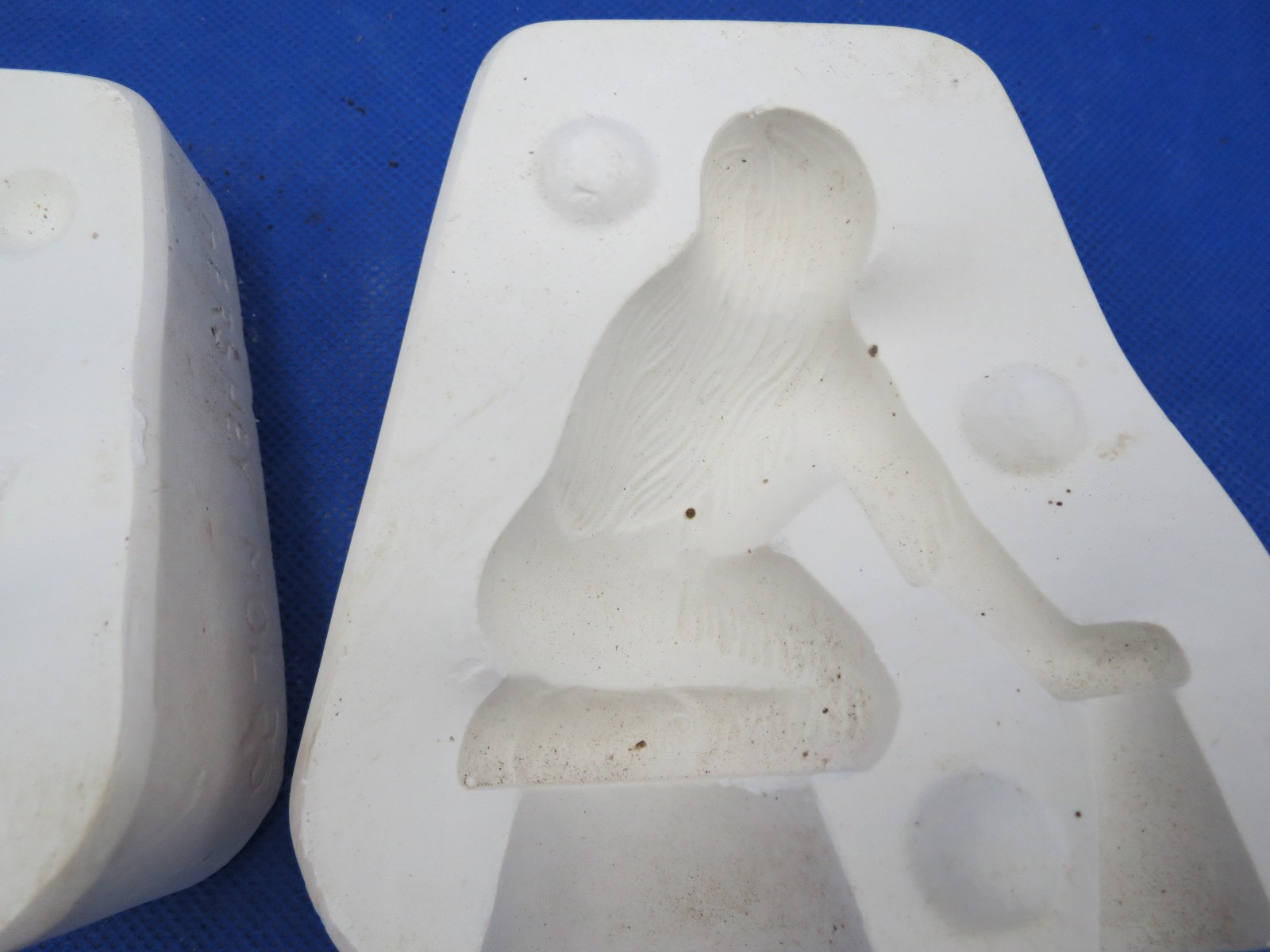 Hershey Vintage Woman on Knees Small Slip Mold H 396 A Part of Set?