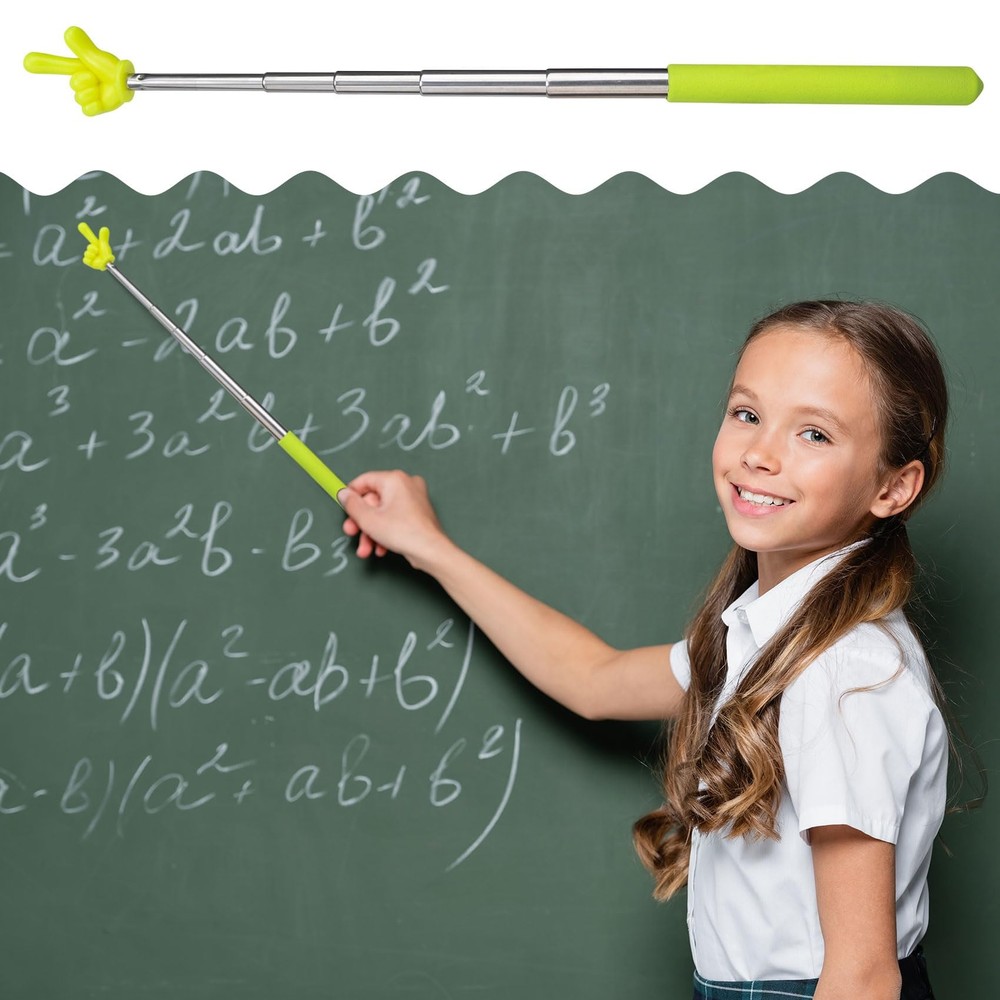 5 Pack Extendable Pointer Stick for Classroom School Kindergarten Elemtary