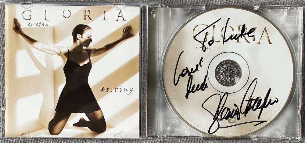 Gloria Estefan Signed In Person DESTINY CD - Authentic