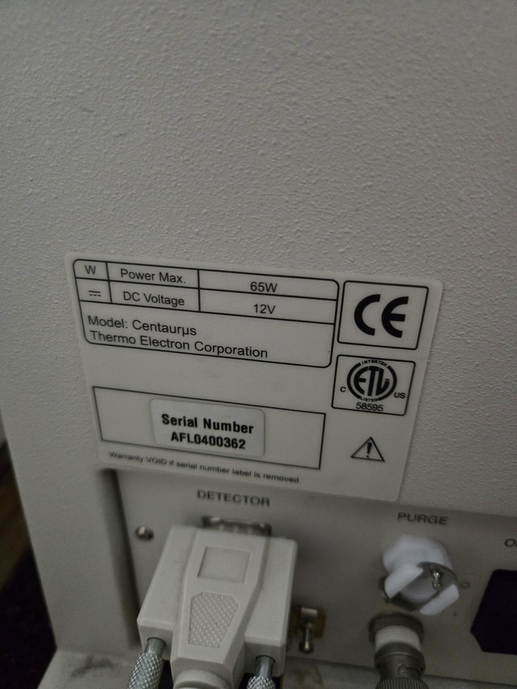 Thermo Nicolet Centaurus FT-IR Microscope Contact Alert