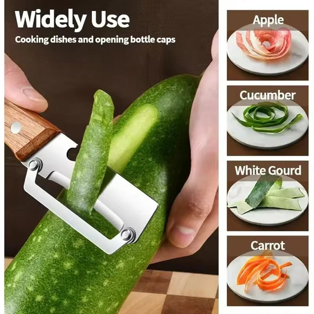 Multi-functional Vegetable Peeler for Kitchen, 2 in 1 Single Blade Peelers Tool