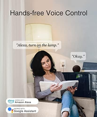 Smart Plug WiFi Works with Alexa Google Home Timer