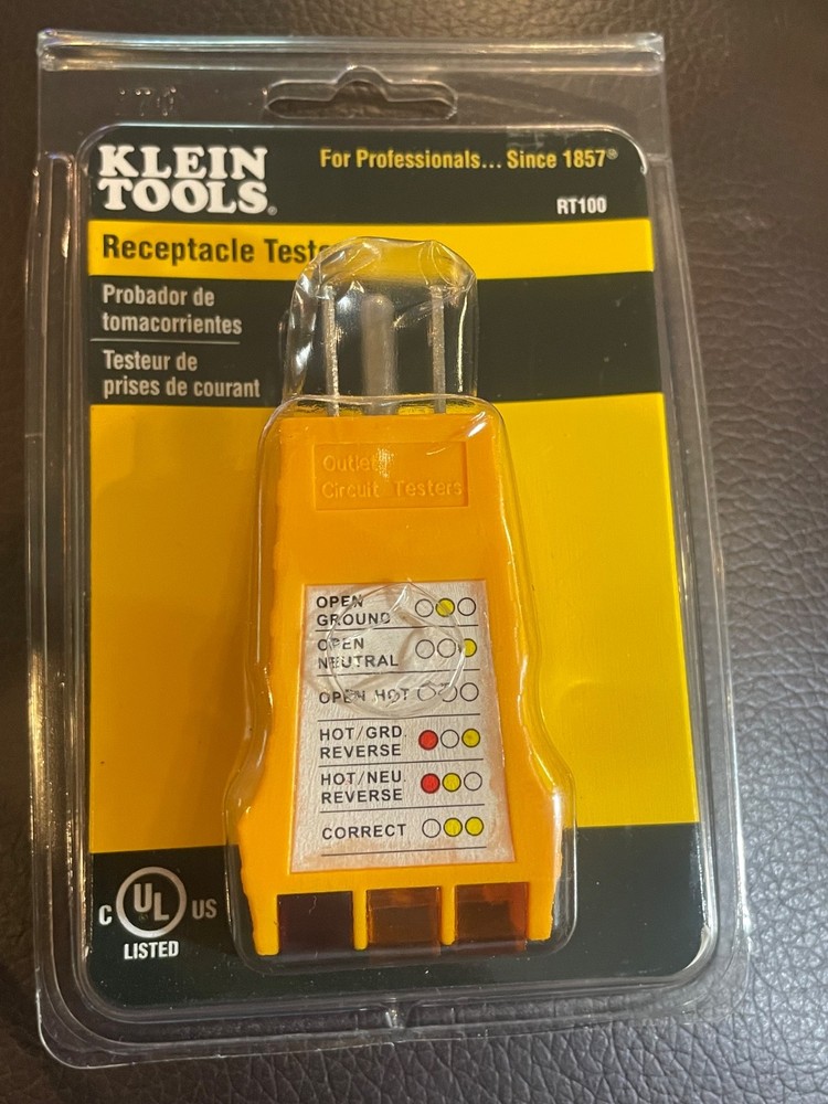 Klein Tools RT100 Receptacle Tester