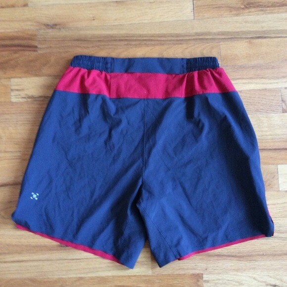 LULULEMON Switch Up Shorts Gray Red M