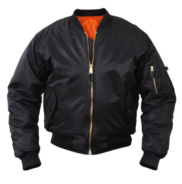 Rothco MA-1 Flight Jacket - Black
