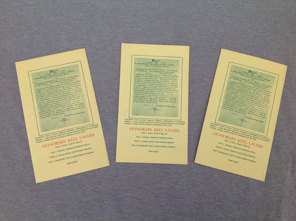 3 1965 Mare Island Navy Yard Programs