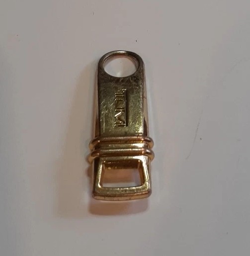 Tumi Premium Brass/Goldtone Zipper Pull Tab Genuine Replacement