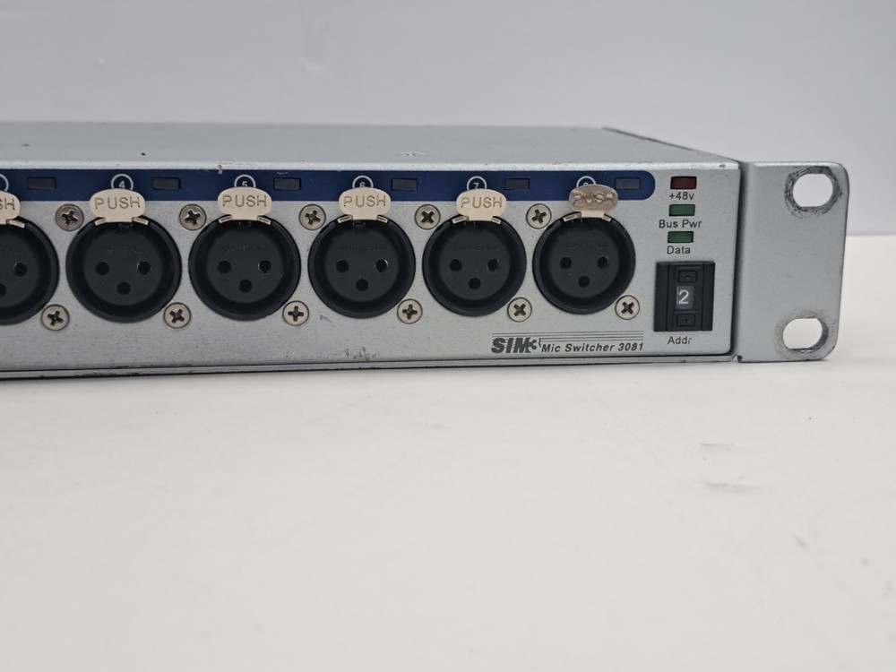 Meyer Sound SIM3081 Mic Input Switcher For SIM3 Audio Analyzer