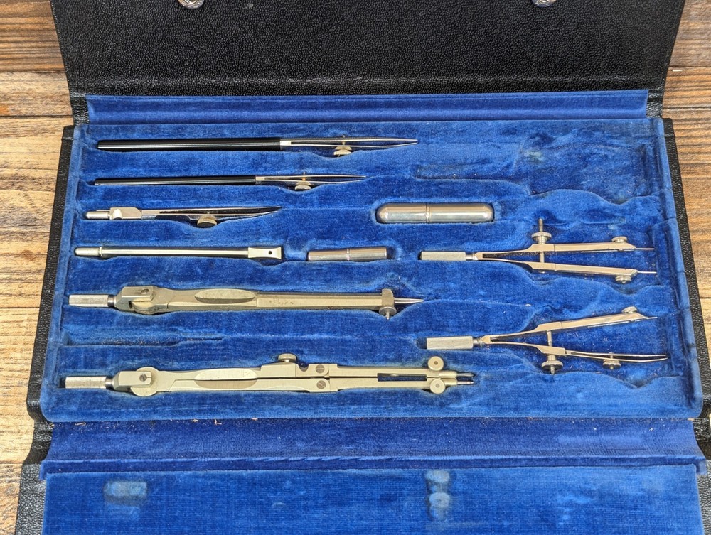 K + E Doric Favorite N 9526 C Protractor Set - Incomplete