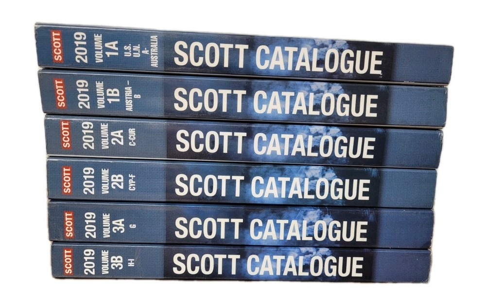2019 Scott Standard Postage Stamp Catalogue  6 Volumes Standard Postage 1A To 3B