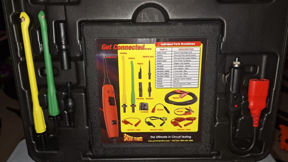 New Power Probe PPBC201AS Basic And Lead Set Combo Kit