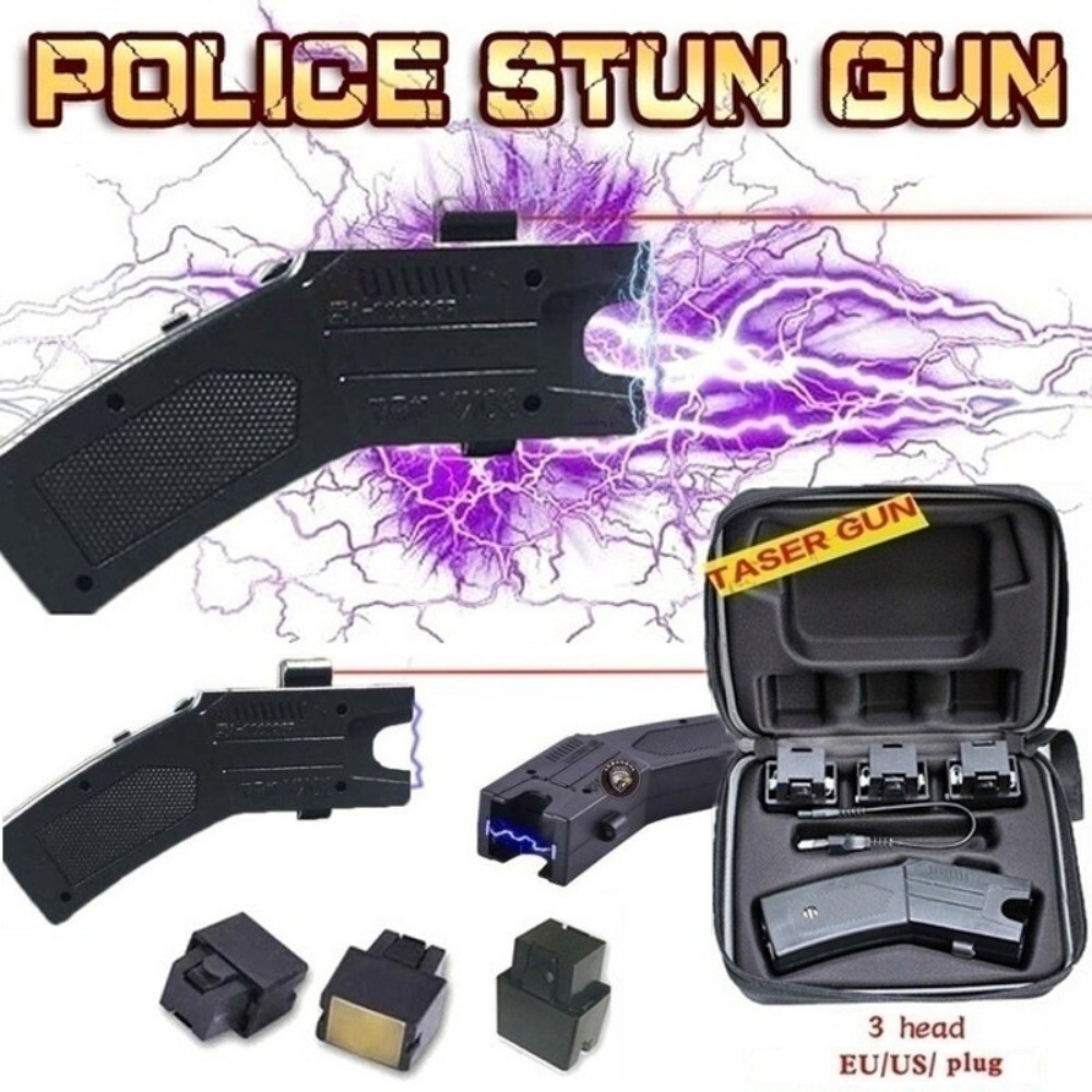 Pepper Spray And Stun Gun Combo W/ Rechargeable Flashlight