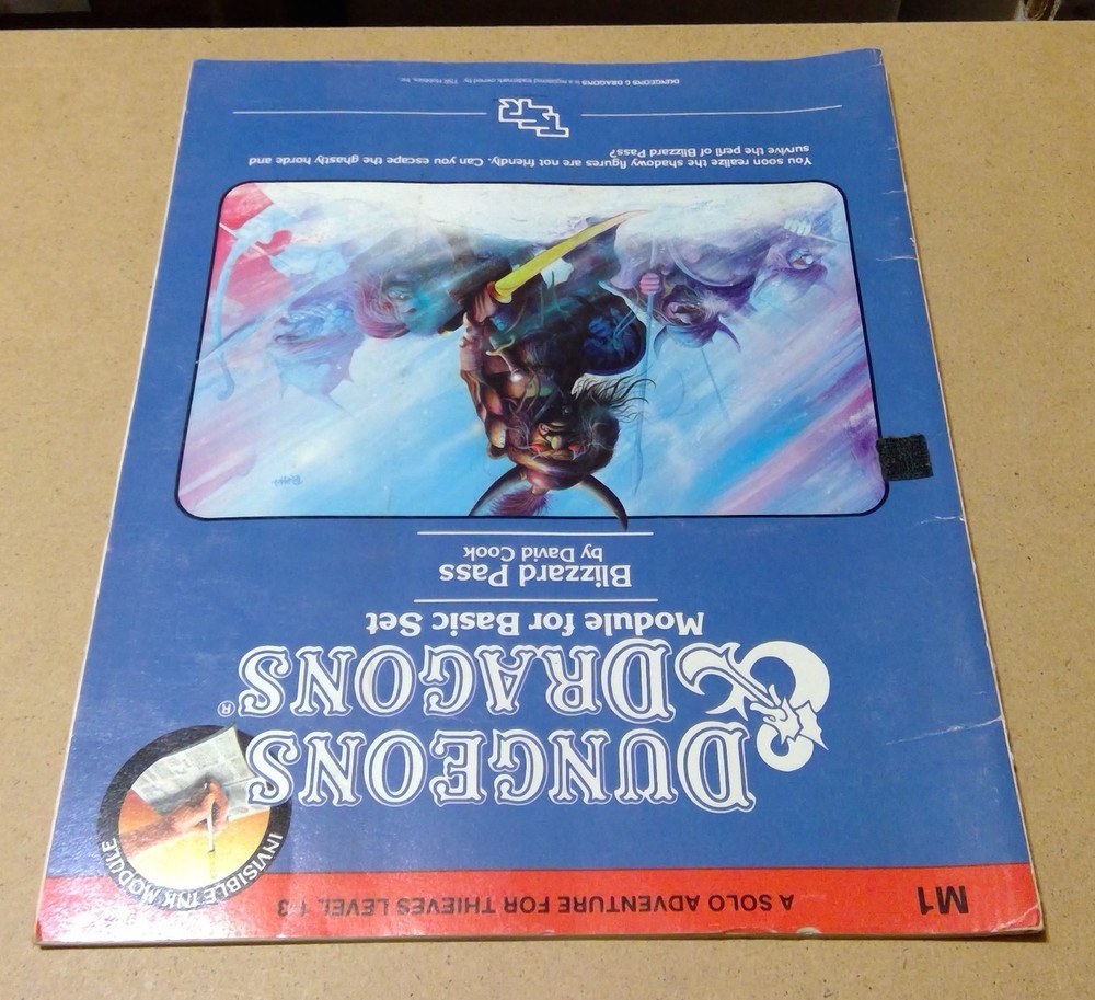 Dungeons & Dragons Module M1 Blizzard Pass 9067