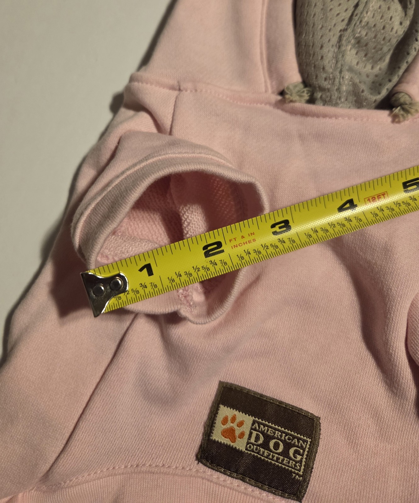 Dog Pet SZ Medium Pink Sweatshirt Hoodie "ADO" American Dog Outfitters 2008