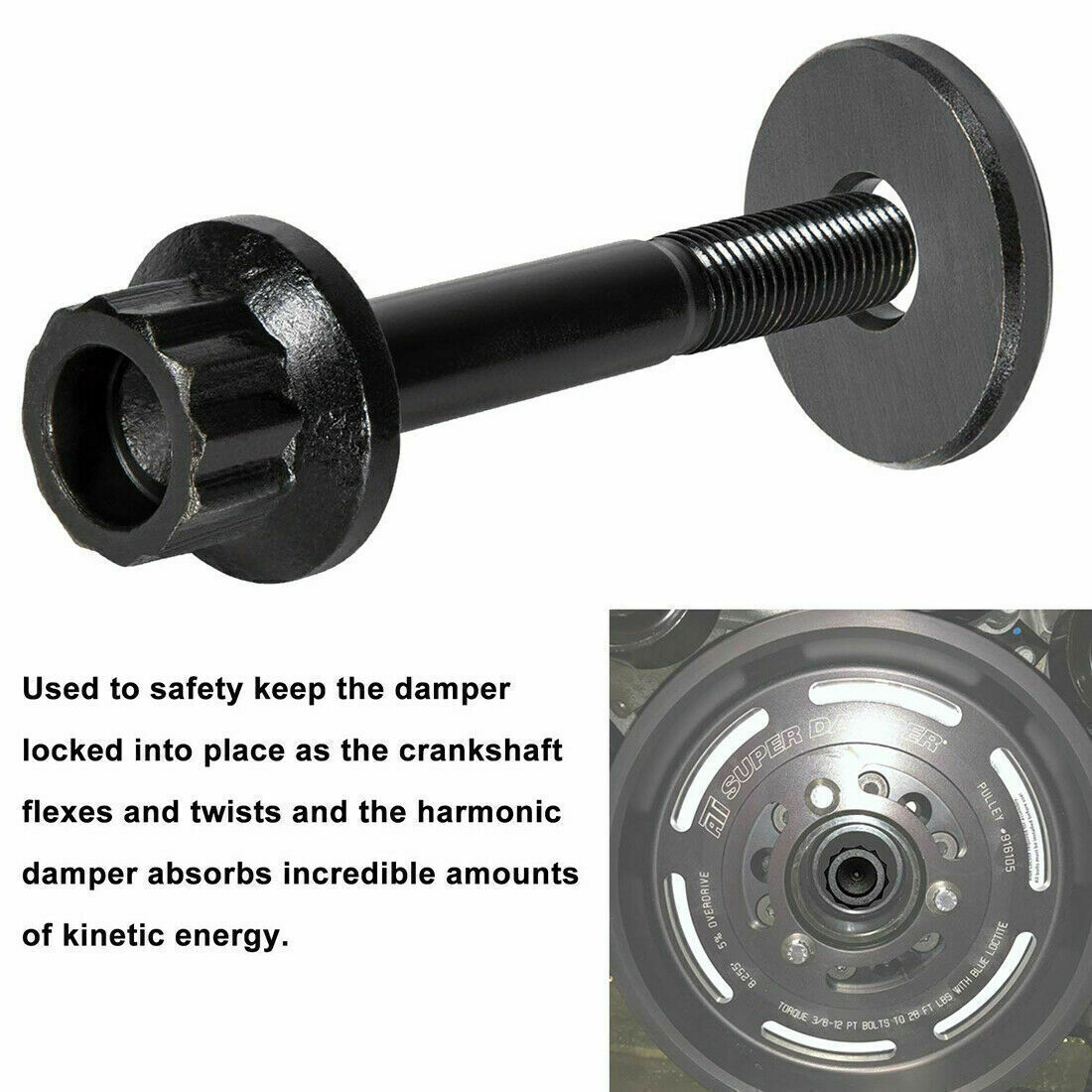 For Chevy Crank Harmonic Balancer Bolt replaces ARP 234-2503 for LS1 LS2 LS3 LS6