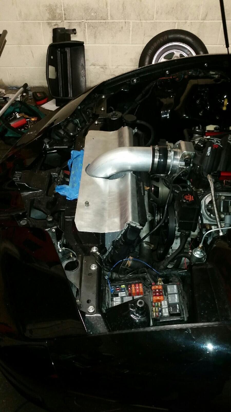 4" Prostock Ram Air Intake Chrs1313 Bellmouth Velocity Stack 93-02 ftra SLP SSRA