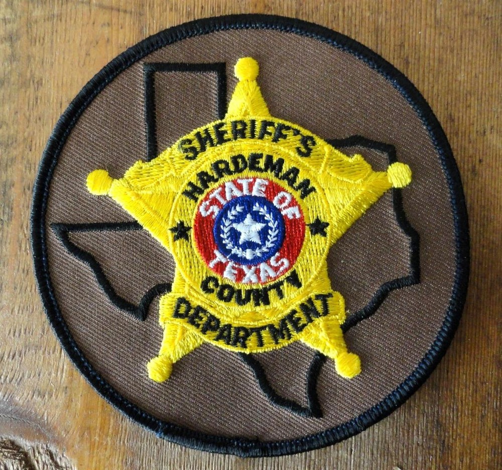 SHERIFF’S DEPARTMENT Hardeman County, Texas tex CLOTH UNIFORM PATCH