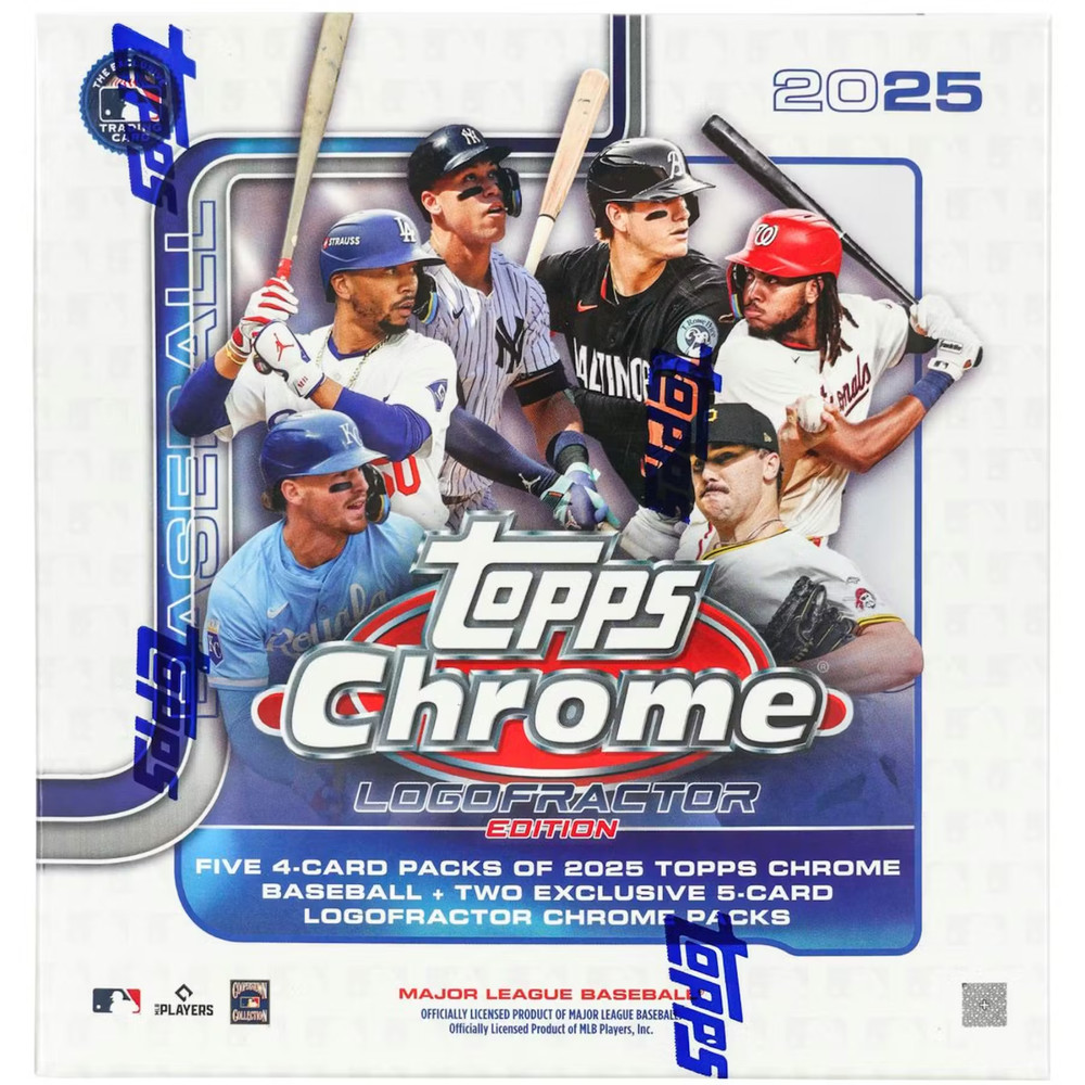 2025 TOPPS CHROME BASEBALL LOGOFRACTOR EDITION BOX