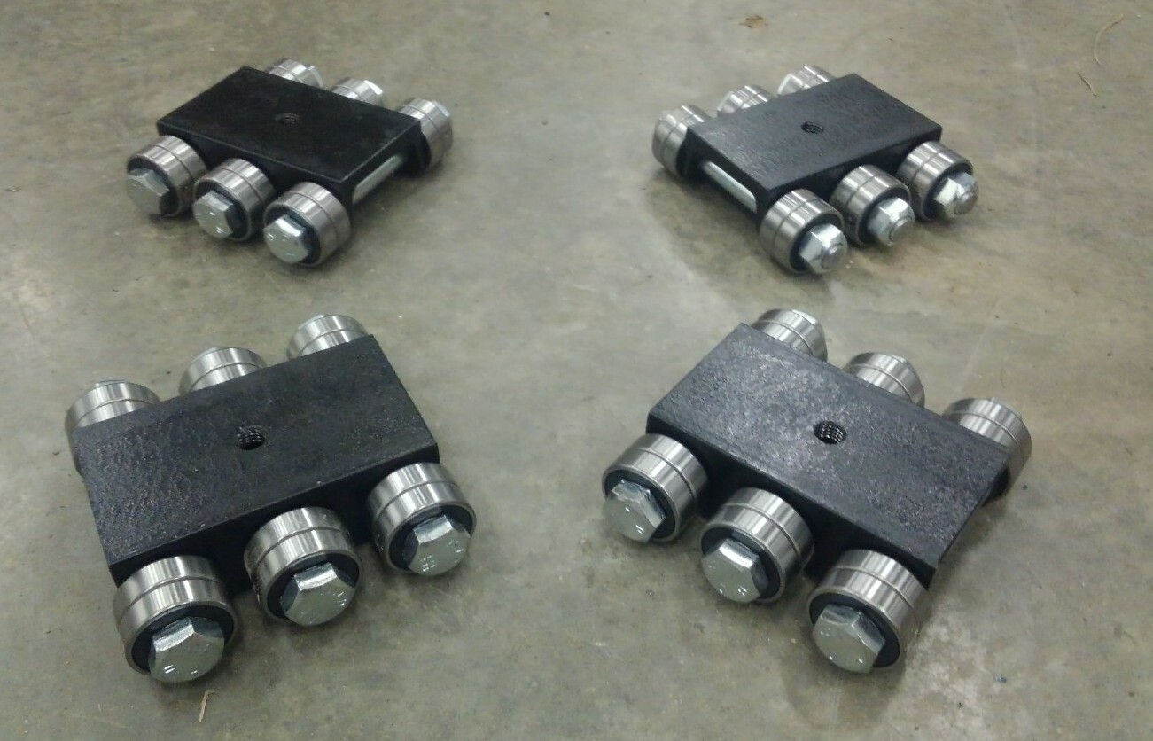 MADE IN USA  30,000lb machinery mover, machine mover set, Dolly set, Mover