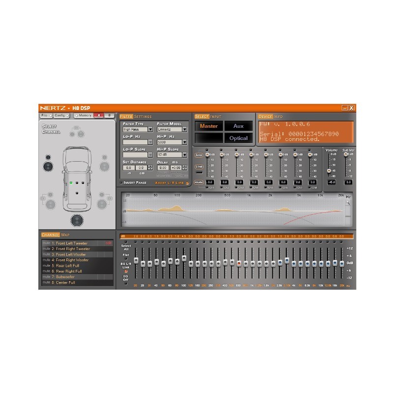 Hertz H8 DSP DRC High Performance 8-Channel Digital Interface Processor