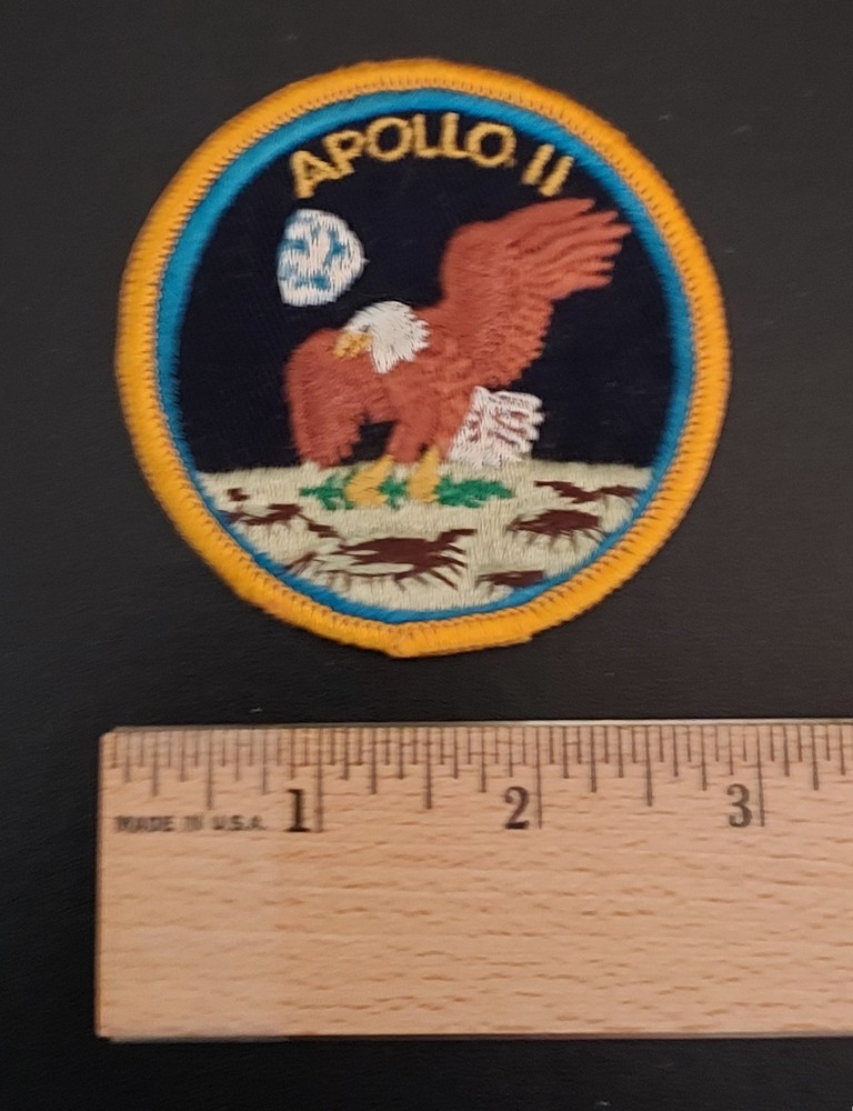 NASA Apollo 11  Astronaut Emblem Patch ~ 3"