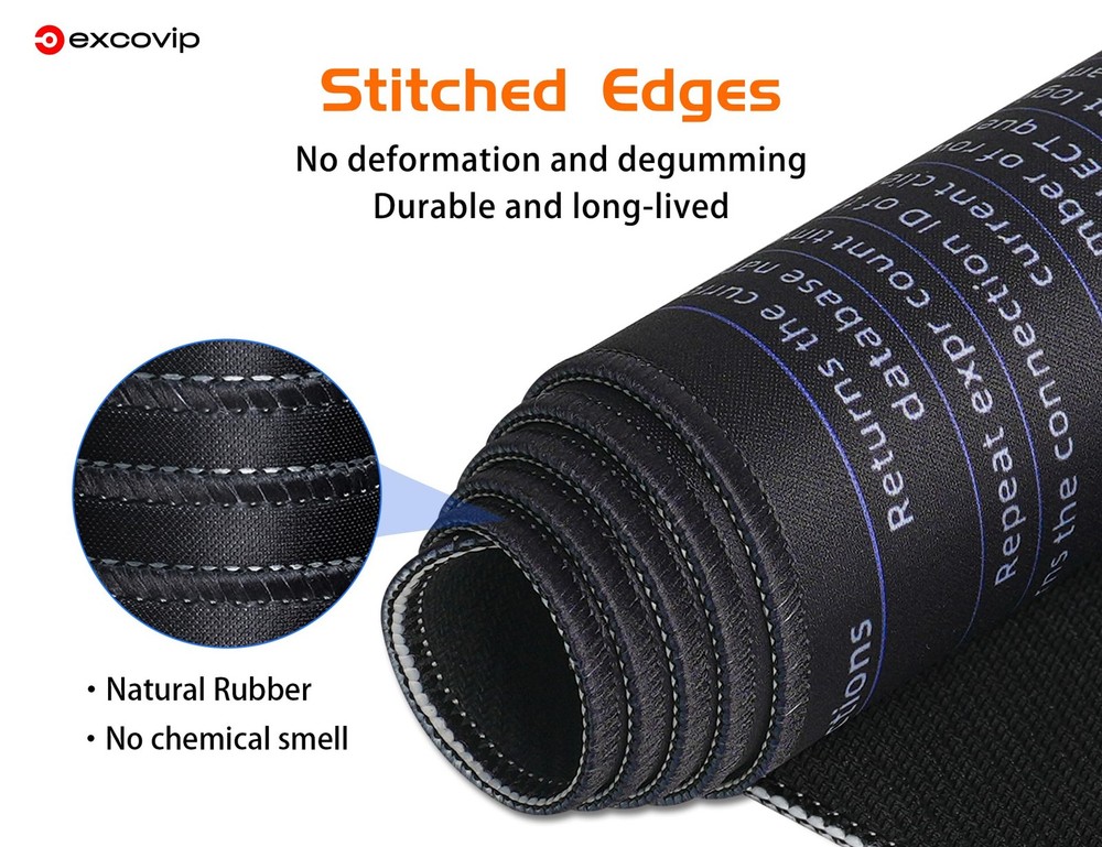 SQL Cheat Sheet Mouse Pad Database Shortcut Key Mat Large Anti Slip 80x30 cm