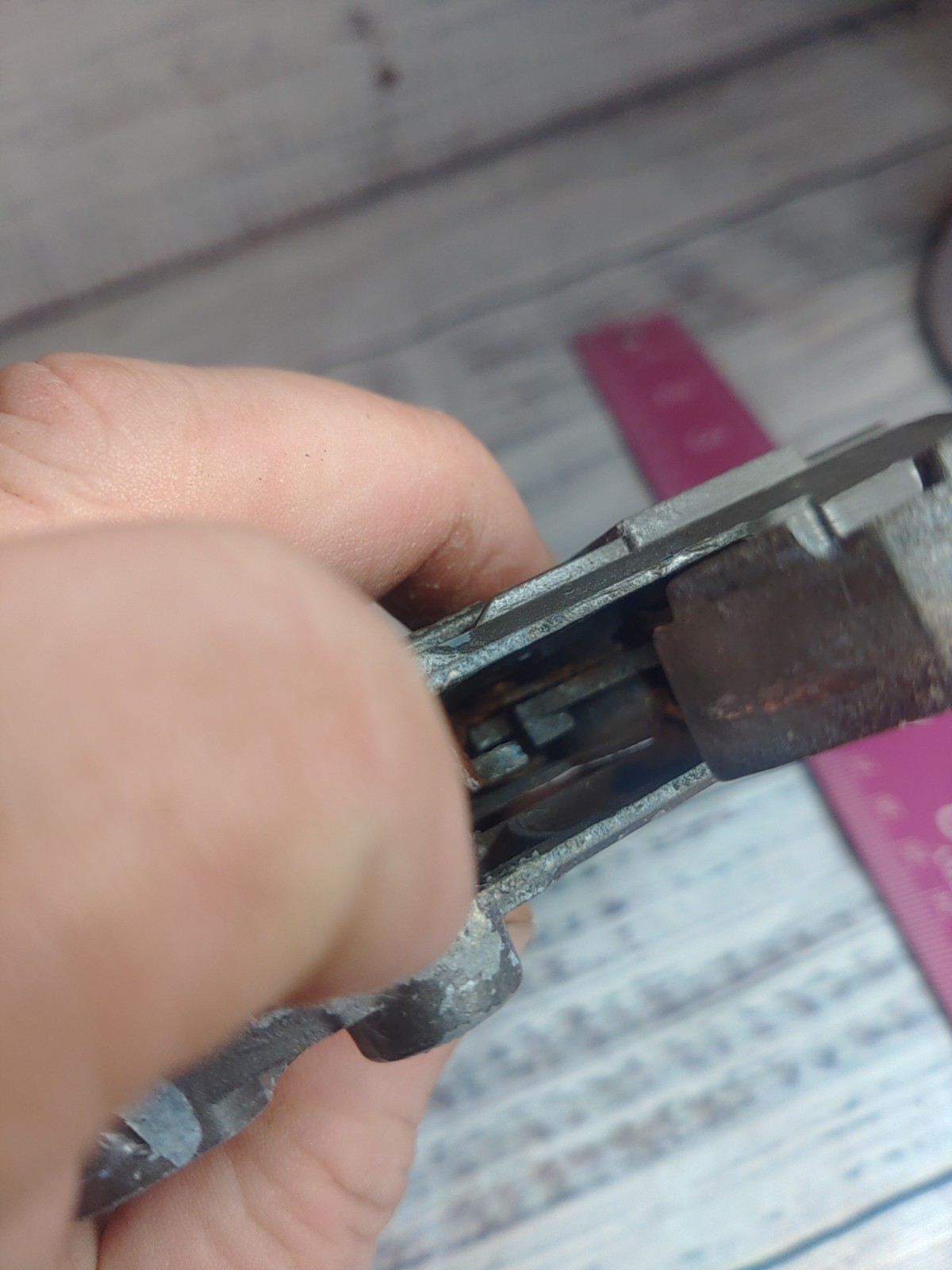 Replica Cap Gun Vintage Crescent Toys Made In England Metal (Read Description)