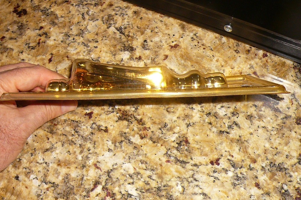 Hampton Solid Brass, Door Knocker with Mounting Hardware, Model 5701, Brand New.