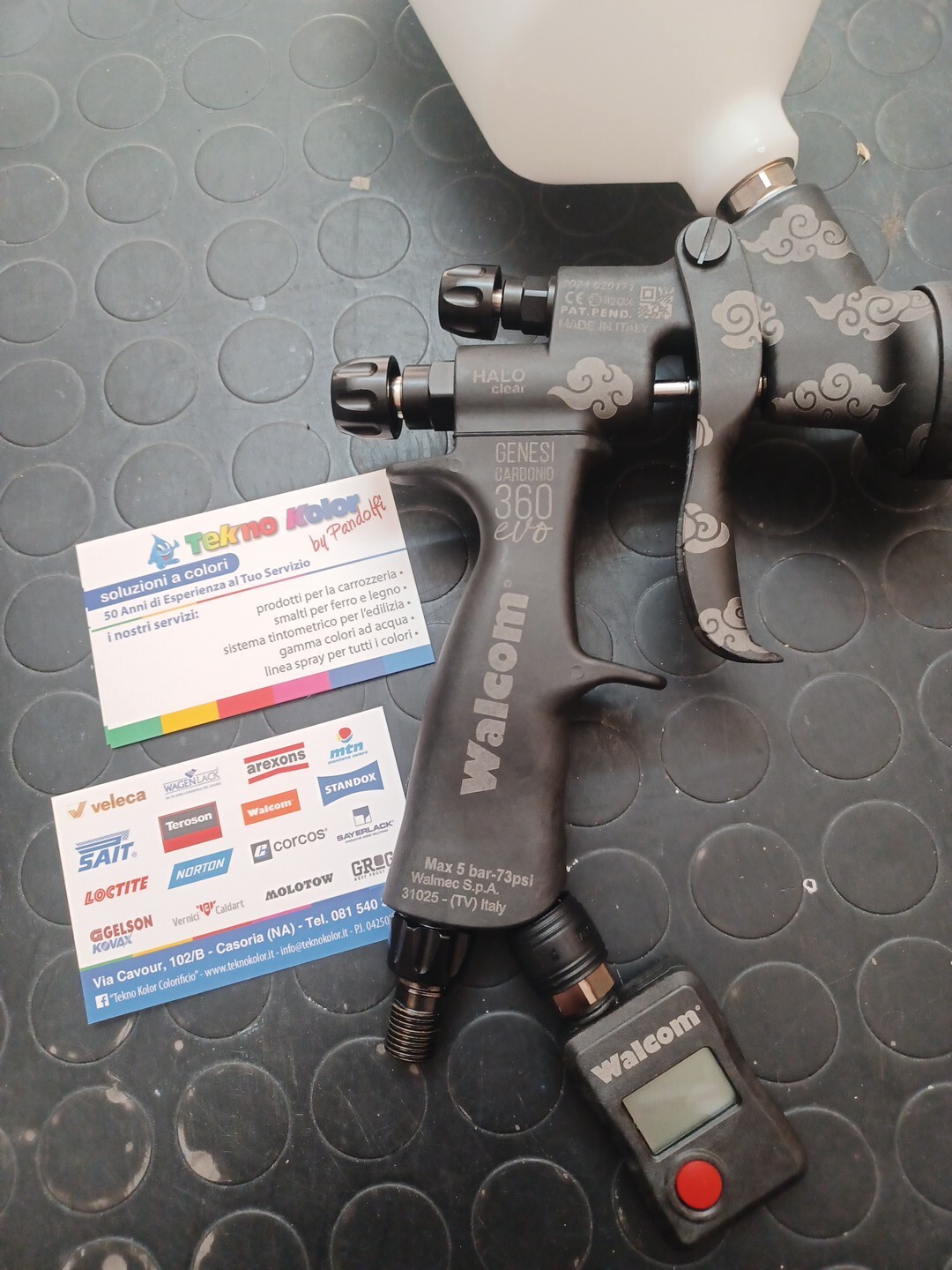 SPRAY GUN Genesi Carbonio 360 EVO HALO Clear 1,3 "SAMURAI LTD EDITION" - WALCOM