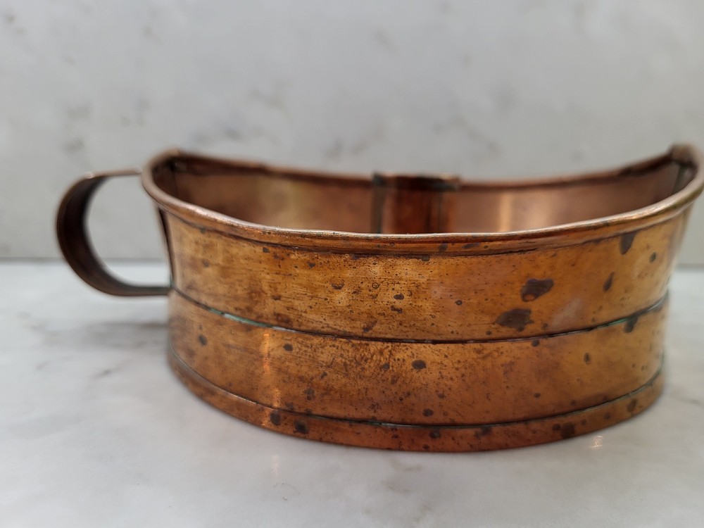 Solid Copper Candle Holder Rustic Cottagecore Farmhouse Handmade