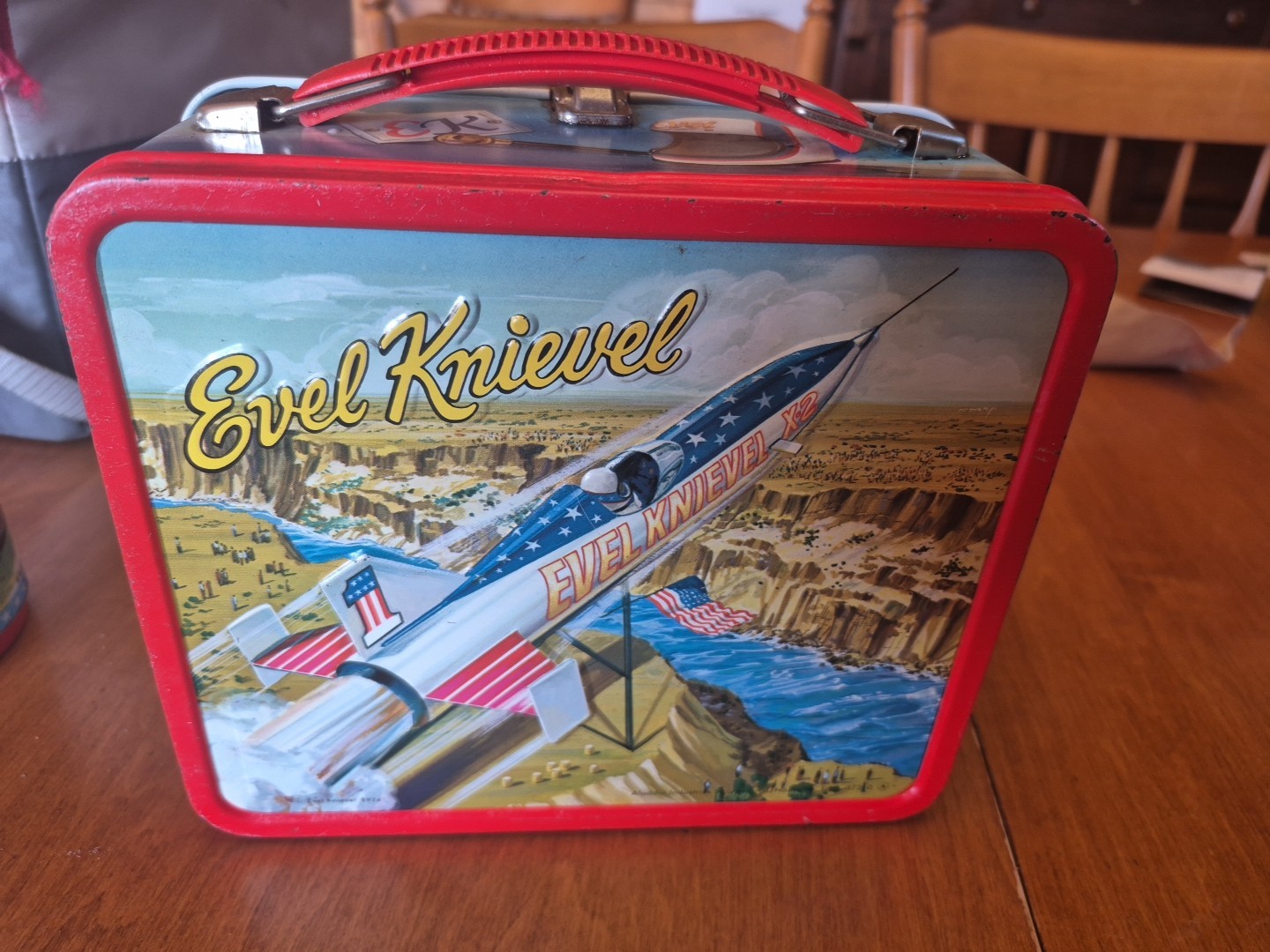 1974 evel knievel lunch box
