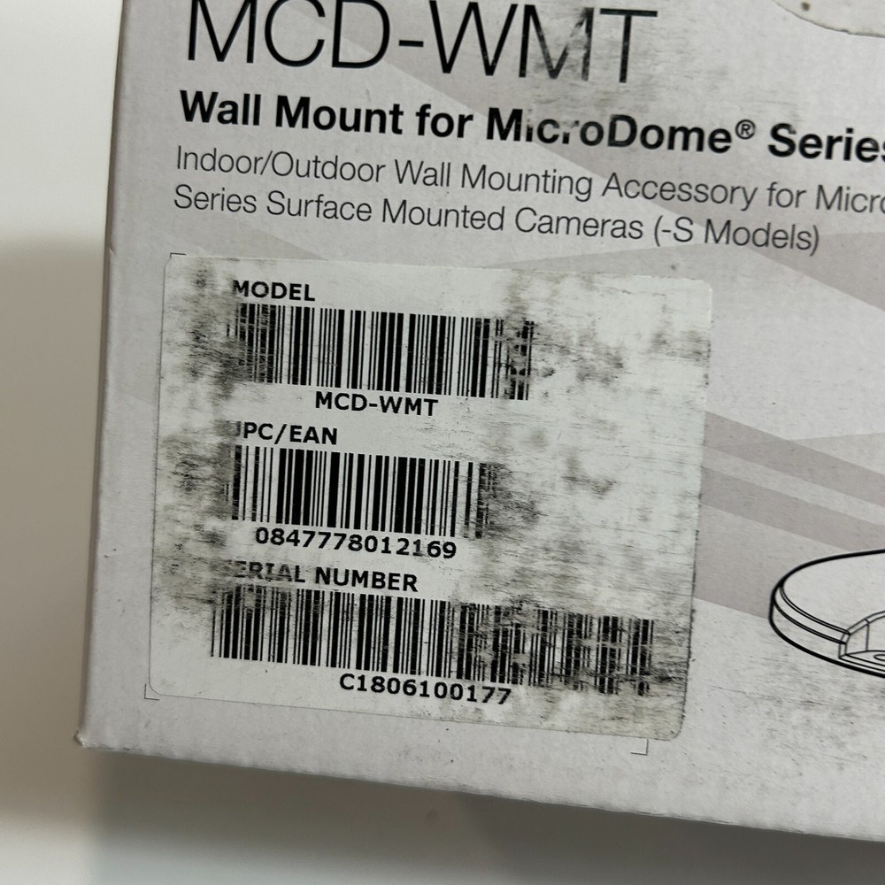Arecont Vision MicroDome Wall mount Surface Mount IP Cameras MCD-WMT (E70)