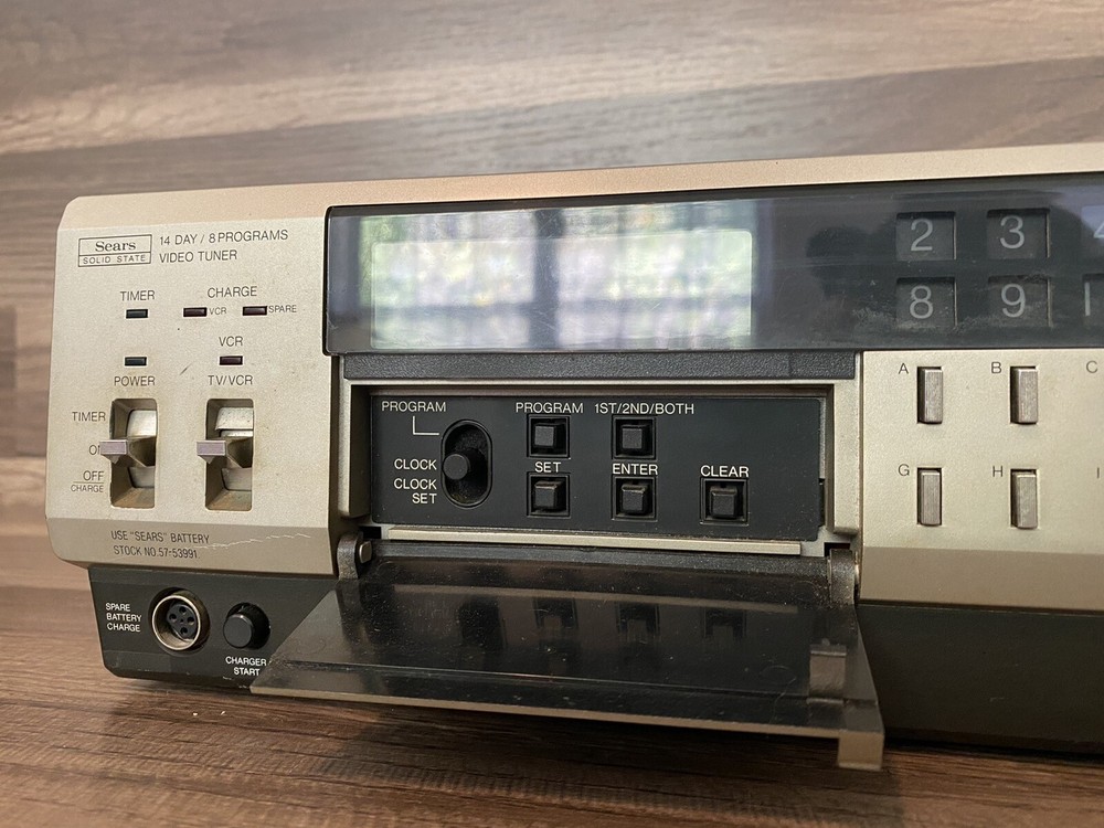 Sears Solid State 14 Day / 8 Program Video Tuner 57-53991 Vintage (Fully Tested)