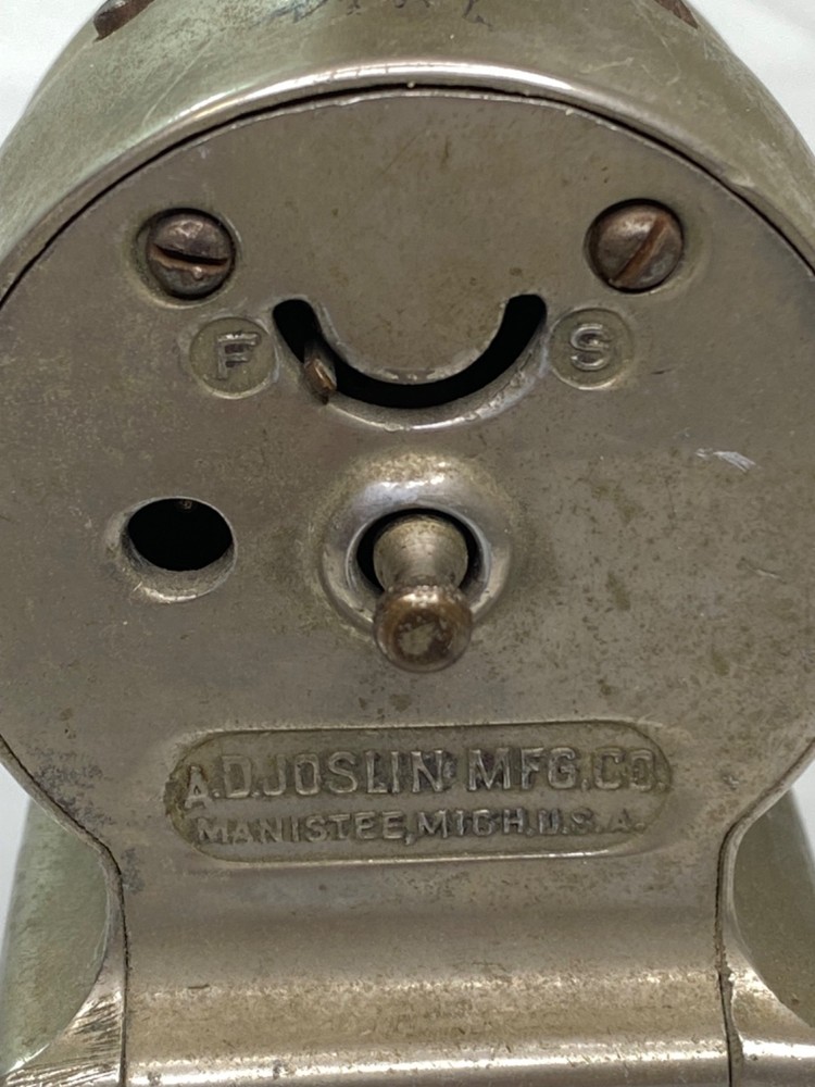 Antique Clock Joslin Eclipse Time Stamp AS IS