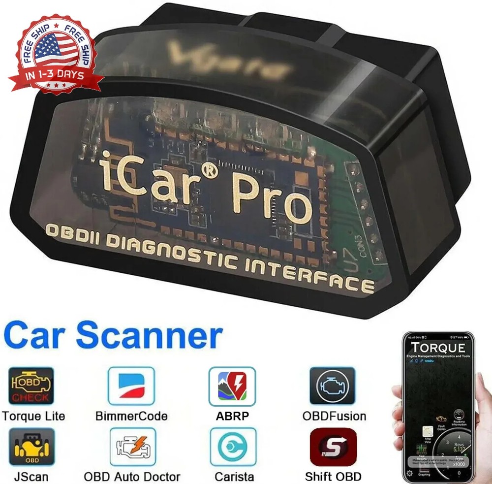 iCar Pro Mini OBD2 Bluetooth Scanner for iOS/Android OBD Adapter Car Diagnostic