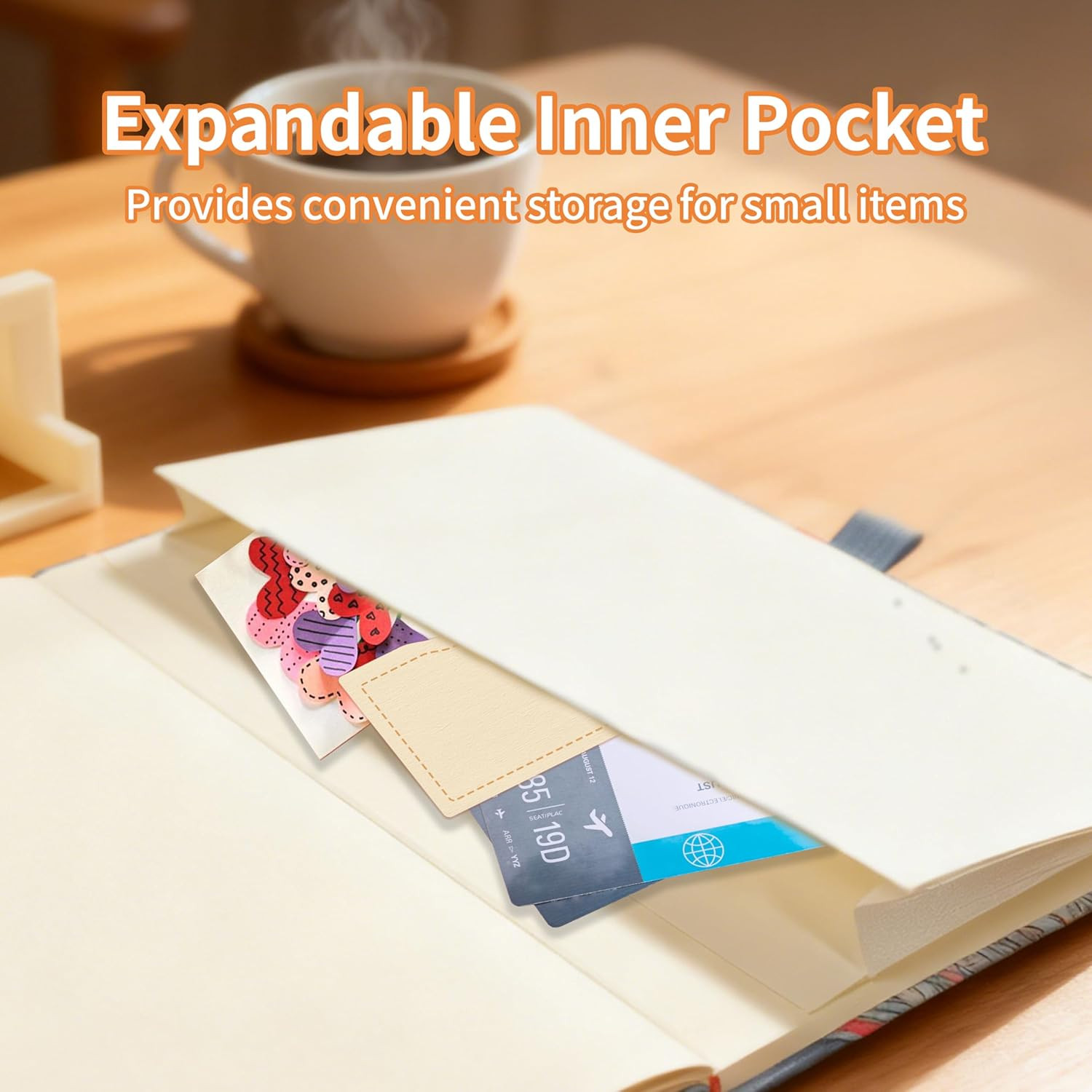 Lined Journal Notebook for Women & Men,A5 Hardcover PU Leather Journals for Writ