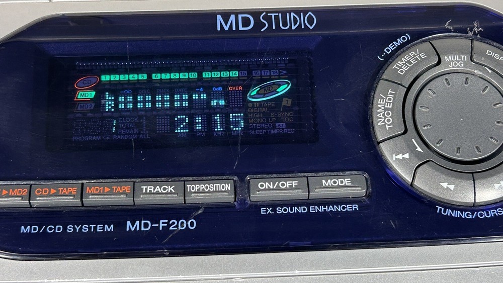 SHARP MD Studio MD-F200 MD/CD System Tape Don’t Work