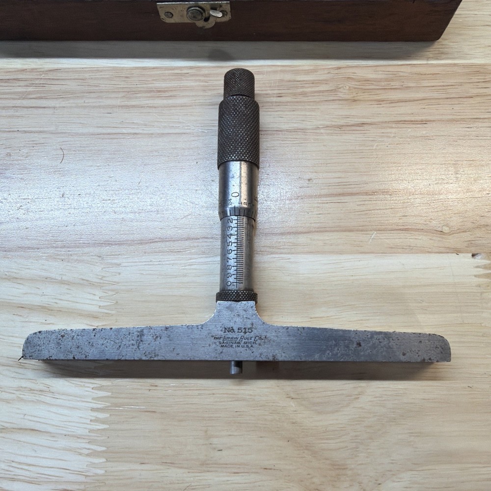 LUFKIN TOOL DEPTH MICROMETER NO 515