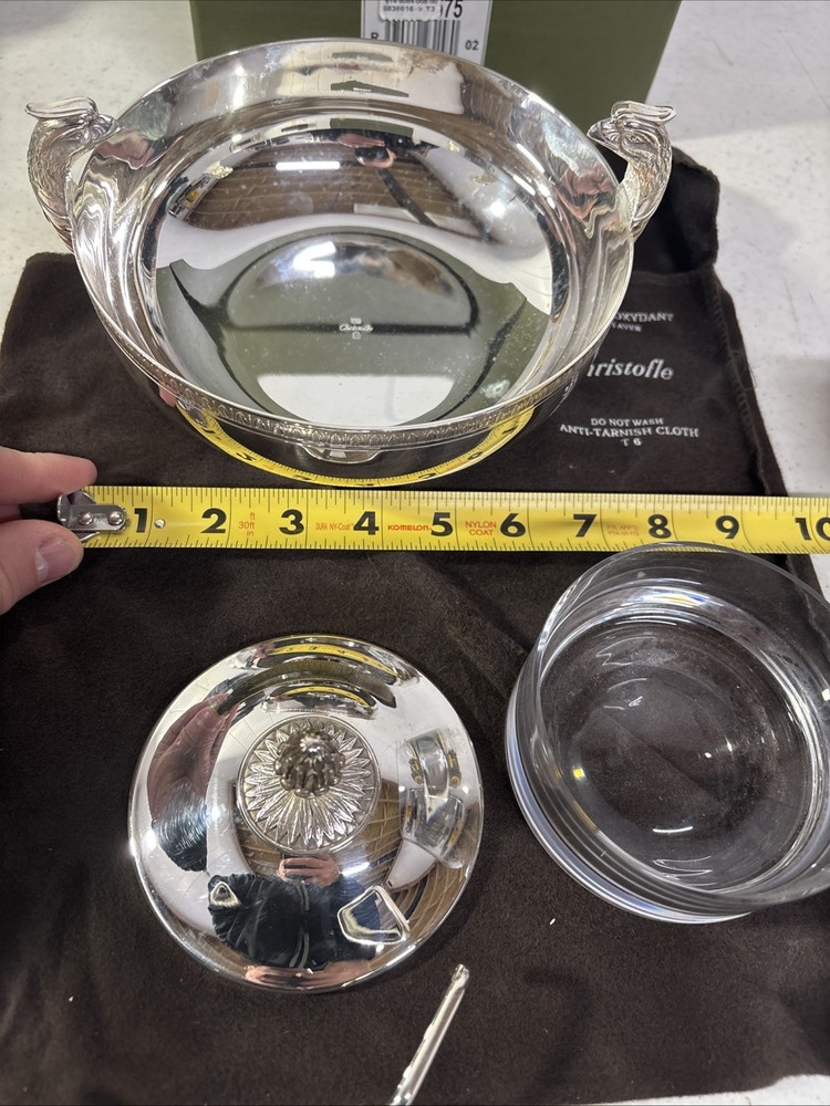 Christofle Silver-Plated Caviar Serving Set With Box