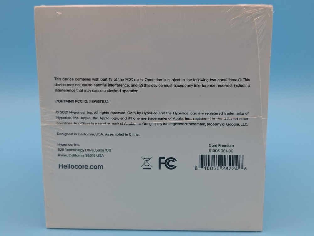 Hyperice Core Smart Meditation Trainer - New & Sealed