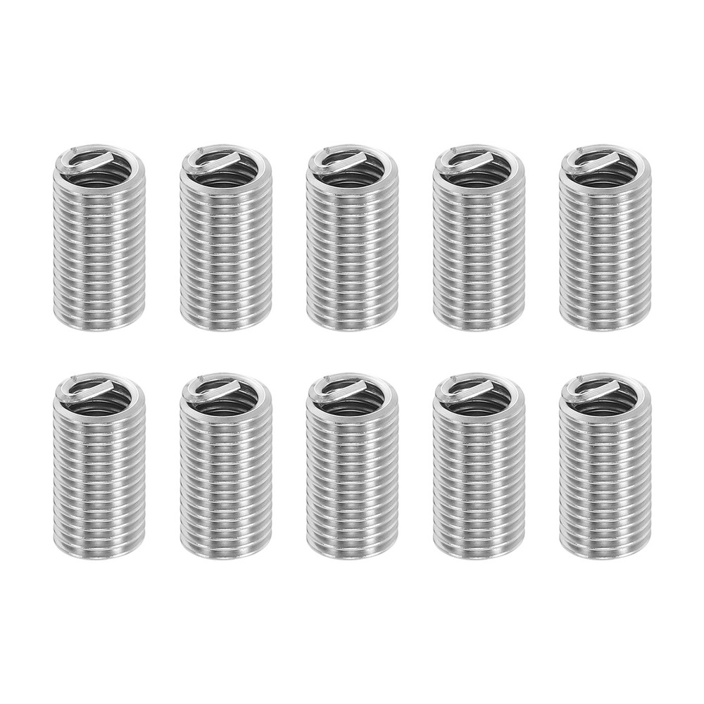 10pcs Wire Thread Inserts 5/16-18 UNC 3D 23.7mm Helical Threaded Sleeve