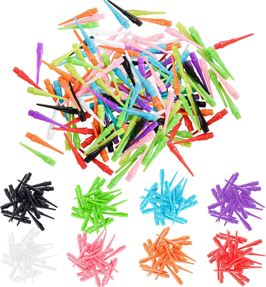 2BA Thread Soft Tip Dart Points - Plastic Dart Tips - 100/1000 Pack Premium Repl