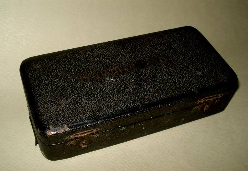 ANTIQUE OLD GERMAN HAEMOMETER HEMOGLOBIN TEST / in box