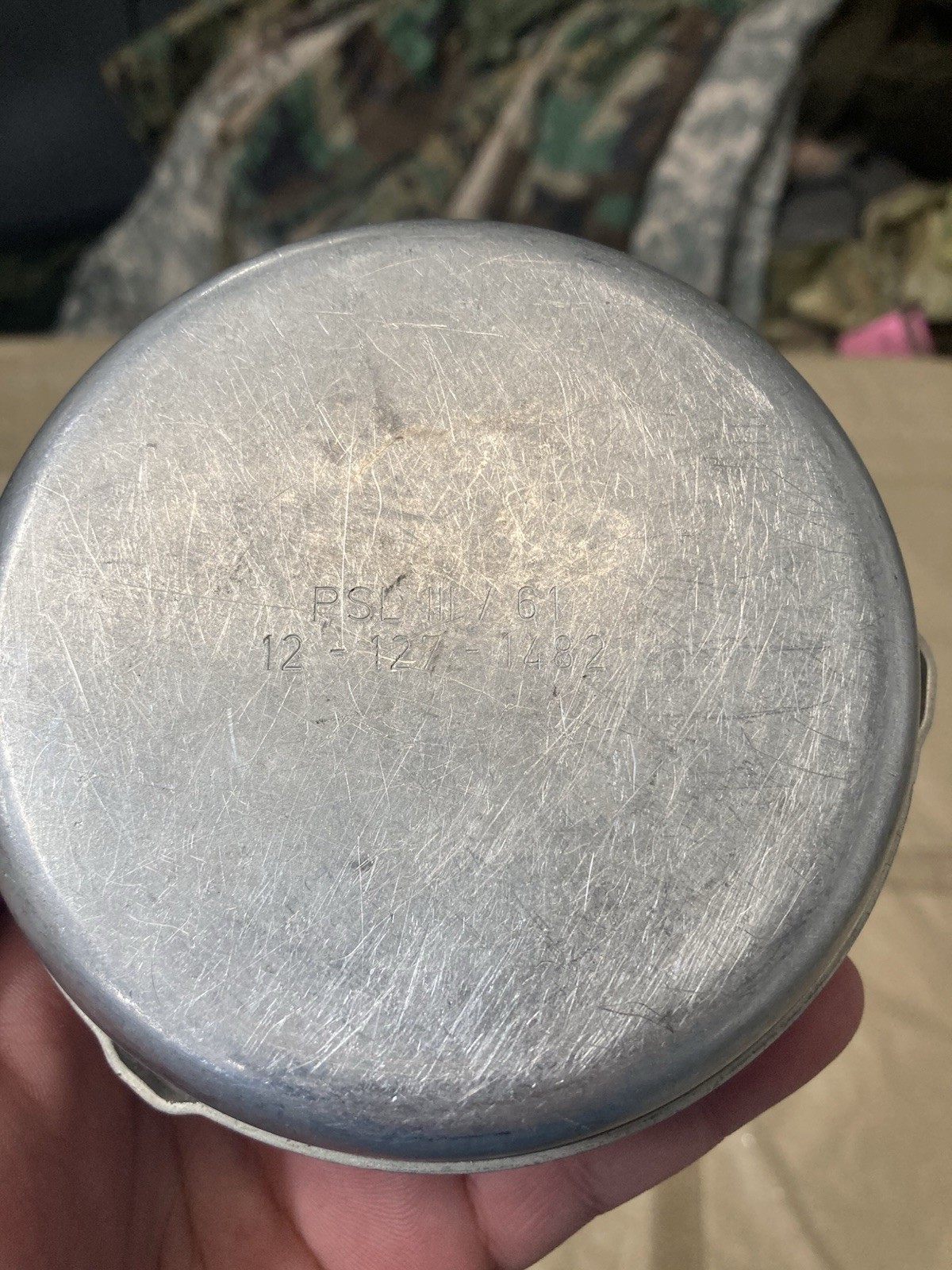 German Bundeswehr Mess Kit Insert Bowl & Lid – 1960/61 Dated – Individual