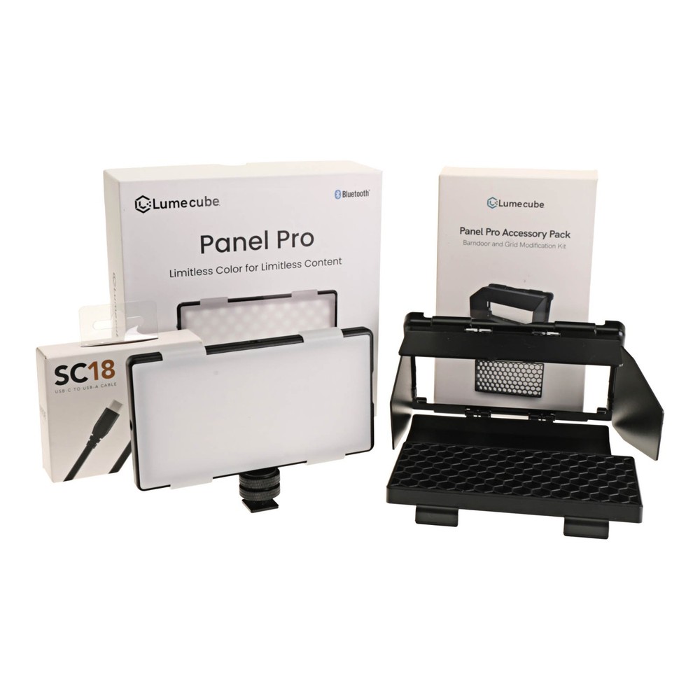 Lume Cube Panel Pro Mark 1 Shoe Mount LED Compact RGB Light Panel