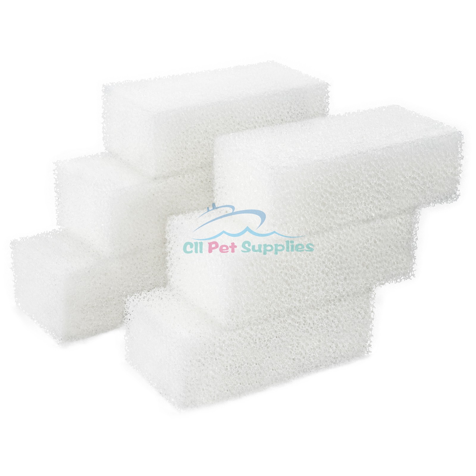 AQUANEAT 6-Pack Replacement Filter Foam Compatible with AquaClear 50/70/110
