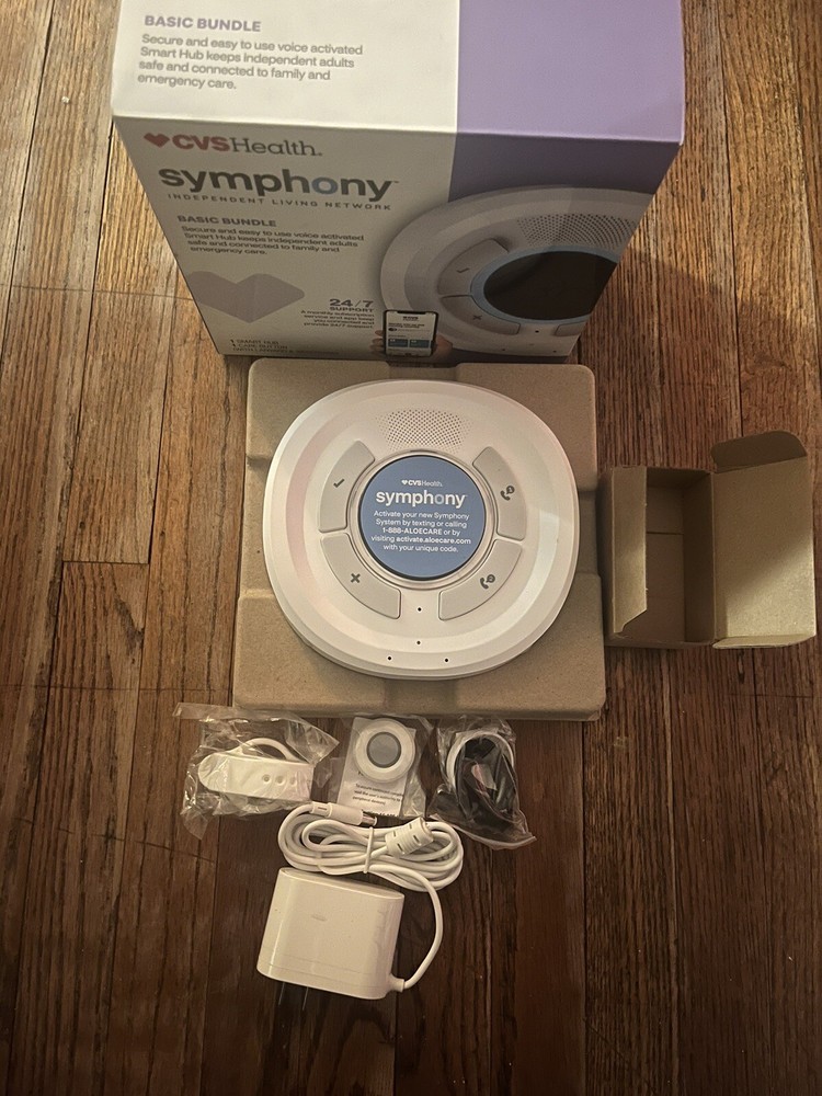 Symphony Independent Living Network Basic Bundle Smart Hub Care Button New OB