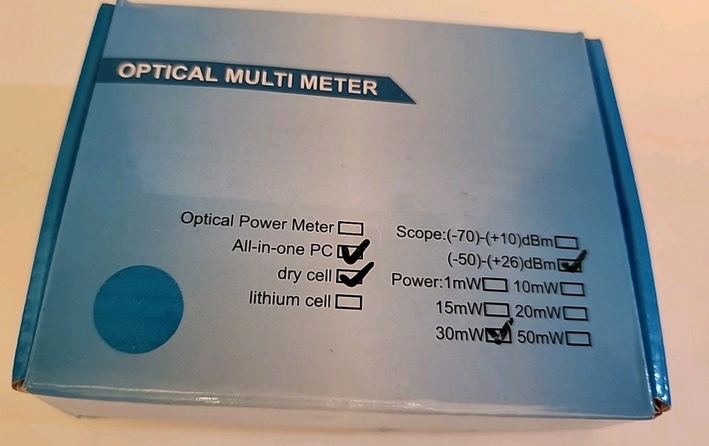 Fiber Optic Multi Meter, 4-in-1 Meter